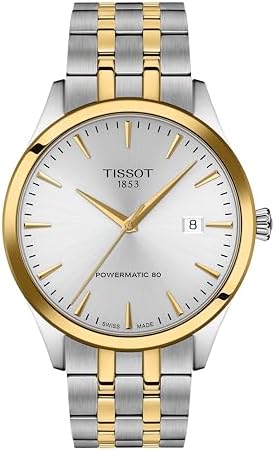 Tissot Classic Dream 40mm, Swiss Automatic Watch for Men, Stainless Steel Case, Silver Dial, T1584072203100