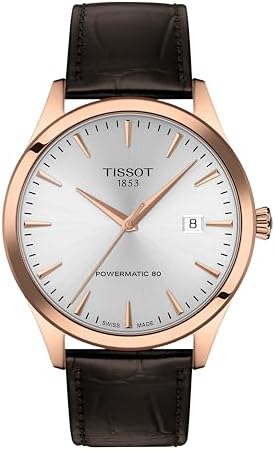 Tissot Classic Dream 40mm, Swiss Automatic Watch for Men, Stainless Steel Case, Silver Dial, T1584073603100