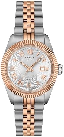 Tissot Ballade Powermatic 48 COSC 30mm, Swiss Automatic Watch for Women, Stainless Steel Case, Silver Dial, T1562082203300