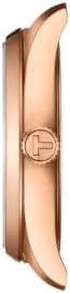 Tissot PR 100 34mm, Swiss Quartz Watch for Women, Stainless Steel with Rose Gold PVD Case, Brown Dial, T1502103329100