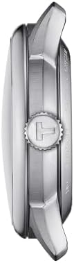 Tissot Womens Tissot Chemin des Tourelles Powermatic 80 34 mm 316L Stainless Steel case Automatic Watches, Grey, Stainless Steel, 18 (T1392071104800)