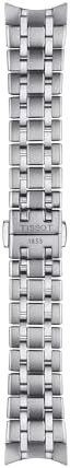 Tissot Womens Tissot Chemin des Tourelles Powermatic 80 34 mm 316L Stainless Steel case Automatic Watches, Grey, Stainless Steel, 18 (T1392071104800)