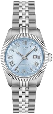 Tissot Ballade Powermatic 48 COSC 30mm, Swiss Automatic Watch for Women, Stainless Steel Case, Blue Dial, T1562081135300
