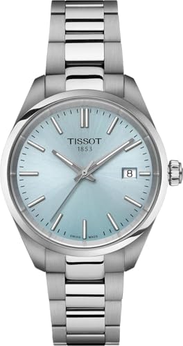 Tissot Unisex PR 100 34mm 316L Stainless Steel case Quartz Watches, Grey, Stainless Steel, 16 (T1502101135100)