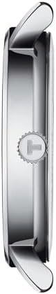 Tissot Unisex Everytime 34mm 316L Stainless Steel case Quartz Watches, Grey, Stainless Steel, 16 (T1432101101101)