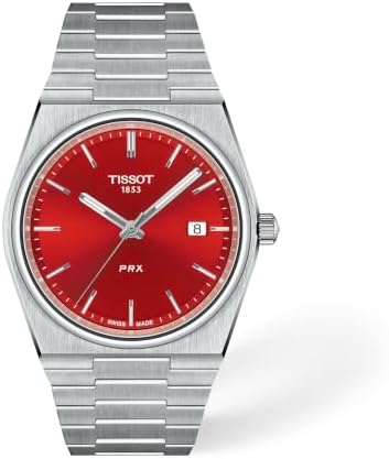 Tissot PRX Quartz 40mm Red Dial for Men