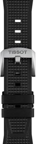 Tissot PRX Powermatic 80, Swiss Automatic Watch for Men, Stainless Steal Case, Rubber Strap, Blue Dial (T1374071704100)