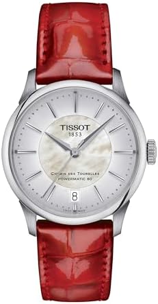 Tissot Womens Chemin des Tourelles Powermatic 80 34 mm 316L Stainless Steel case Automatic Watches