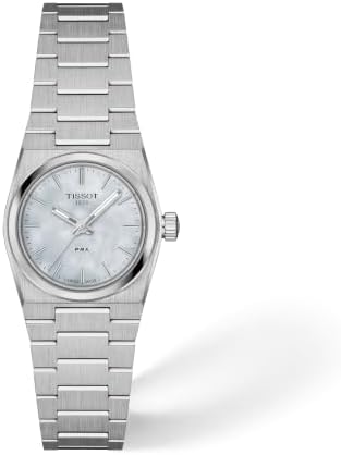 Tissot PRX Quartz 25mm, Swiss Quartz Watch for Women, Stainless Steel Case, T1370101111100