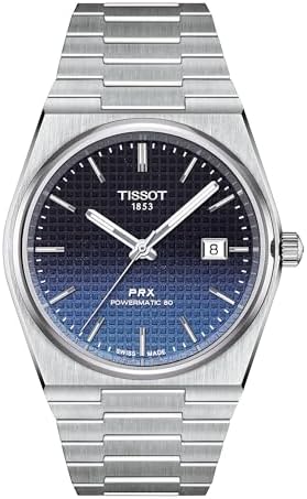 Tissot PRX Powermatic 80 40mm, Swiss Automatic Watch for Men, 40mm Stainless Steel Case, T1374071105101