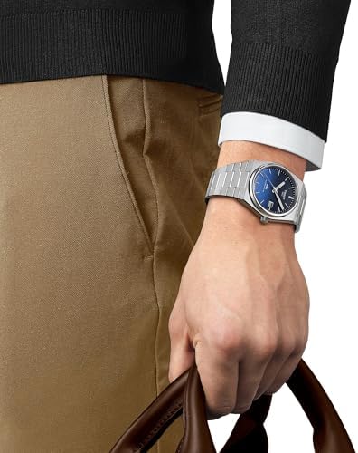 Tissot PRX Powermatic 80 40mm, Swiss Automatic Watch for Men, 40mm Stainless Steel Case, T1374071105101