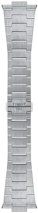 Tissot Mens PRX Powermatic 80 316L Stainless Steel case Automatic Watches, Grey, Stainless Steel, 12 (T1374071109101)