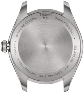 Tissot PR 100 34mm, Swiss Quartz Watch for Women, Stainless Steal Case, Blue Dial, T1502101104100