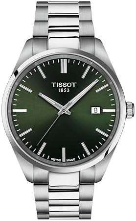 Tissot Mens PR 100 316L Stainless Steel case Quartz Watches, Grey, Stainless Steel, 20 (T1504101109100)