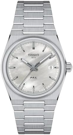 Tissot Unisex PRX 35mm Quartz Watches, Grey, Stainless Steel, 11 (T1372101111100)