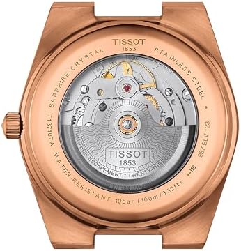 Tissot PRX Powermatic 80, Swiss Automatic Watch for Men, Rose Gold 40mm Watch, T1374073304100