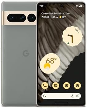 Google Pixel 7 Pro (Renewed Premium) - 5G Android Phone - Unlocked Smartphone with Telephoto Lens, Wide Angle Lens, and 24-Hour Battery - Hazel 512G