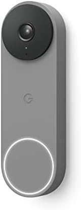 Google Nest Doorbell - (Wired, 2nd Gen) - Wired Video Doorbell Camera - Doorbell Security Camera - Ash (Renewed)