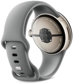 Google Pixel Watch 3 (41 mm) - Android smartwatch with Heart Rate Tracking, Advanced Running from Fitbit, Fitness Insights, 24-Hour Battery - Champagne Gold Aluminium case - Hazel Band - LTE