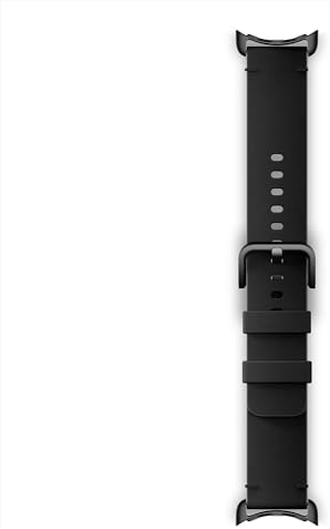Google Pixel Watch Crafted Leather Band - Obsidian - Large