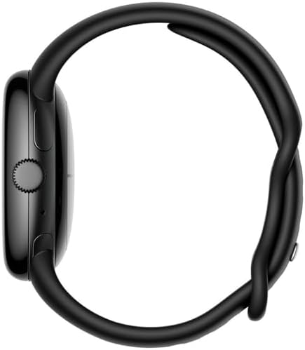 Google | Pixel Watch | Android Smartwatch with Fitbit Activity Tracking | Fitness and Sleep Tracker with Heart Rate Tracker | 41mm | Supports LTE (Matt Black case w/Black Active Band) (Renewed)