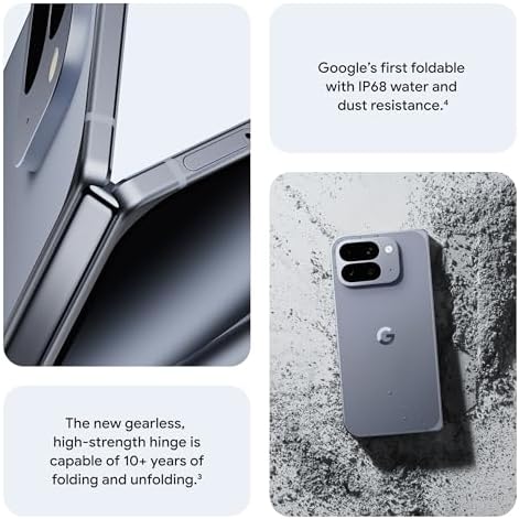 Google Pixel 10 Pro Fold - Unlocked Smartphone with Gemini Moonstone 256GB