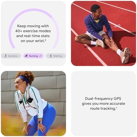 Google Pixel Watch 4 (45mm) - Smartwatch - Obsidian Active Band - LTE Android smartwatch, heart rate, fitness, and sleep tracking, 30-hour battery, Gemini built in, water resistant