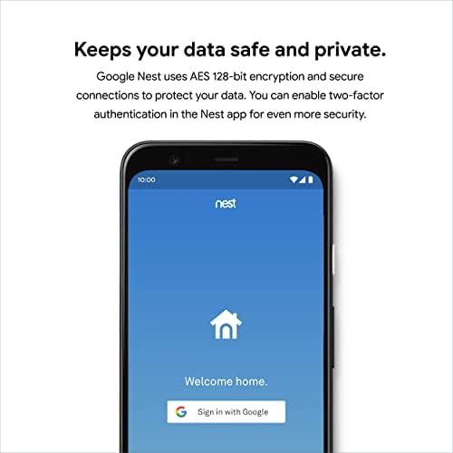 Google Nest Doorbell (Wired) - Formerly Nest Hello - Video Doorbell with 24/7 Streaming - Smart Doorbell Camera for Home with HDR Video, HD Talk and Listen, Night Vision, and Person Alerts