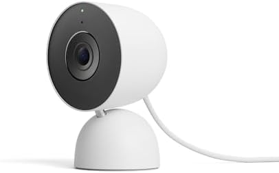 Google Nest Cam Indoor (Wired, 3rd Gen) - Security Camera - 2025 - Snow 2K video...