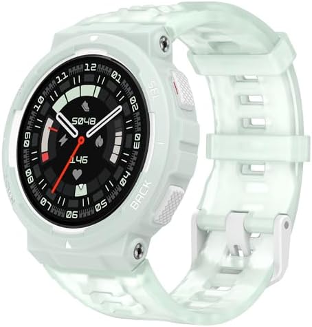 Amazfit Active Edge Smart Watch with Stylish Rugged Sport & Fitness Design, GPS, AI Health Coach for Gym, Outdoor, Workouts & Exercise, 16 Days Battery, 10 ATM Water Resistant, Mint Green (Renewed)
