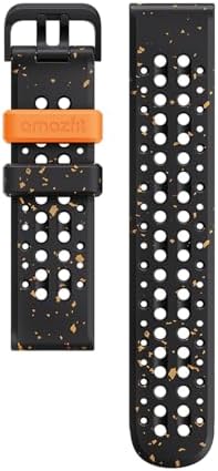 Amazfit Official Smartwatch Replacement Strap, 22 mm Upcycled Silicone Strap, Compatible T-Rex 3, Balance, Bip 5, Bip 5 Unity, Cheetah Pro, GTR 4, GTR 3, GTR 3 Pro