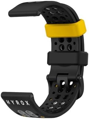 Amazfit Official Hyrox 22mm Silicone Replacement Strap for Various Models Compatible with Balance 2, Balance, Bip 6, T-Rex 3, Cheetah Pro, Bip 5, Cheetah, GTR 4