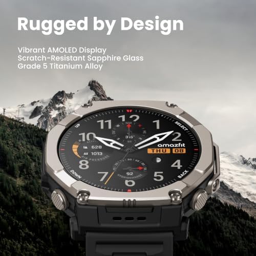 Amazfit T-Rex Ultra 2 Smart Watch, 1.5