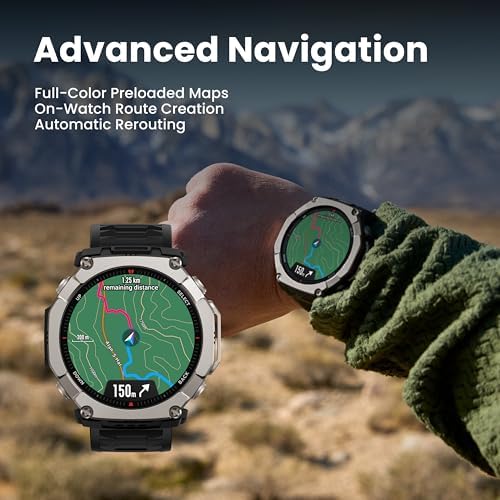 Amazfit T-Rex Ultra 2 Smart Watch, 1.5