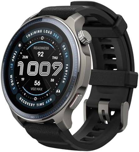 Amazfit Balance 2 Smart Watch 47mm 1.5" AMOLED Sapphire Glass, Offline Maps, Dual Band GPS,21 Days Battery,170+ Sports Modes, Hyrox & Golf Mode, Fitness Tracker (Renewed)