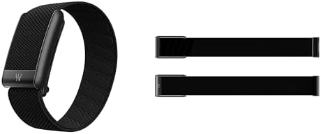 WHOOP Peak Bundle – WHOOP 5.0 Health & Fitness Wearable with 12-Month Membership + CoreKnit Wristband – 24/7 Activity, Sleep, HRV & Stress Tracker with Healthspan Insights – Jet Black