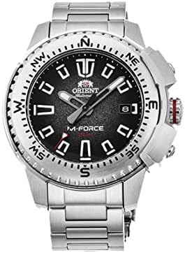 ORIENT Orient RA AC0N01B Men's M Force Delta Stainless Steel Black Dial Automatic Dive Watch