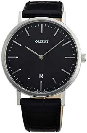 ORIENT Slim Collection Minimalist Japanese Quartz Black Watch FGW05004B