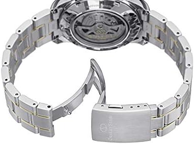 Orient Star Contemporary Open Heart Sapphire Glass 2 Tone Gold Automatic Watch RE-AT0004S