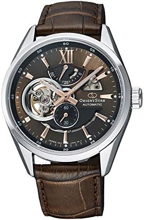 Orient Star Semi Skeleton Brown Dial Sapphire Glass Automatic Watch RE-AV0006Y