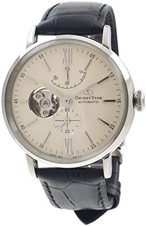 Orient Star Semi Skeleton Power Reserve Automatic Classic Beige Dial Watch RE-AV0002S