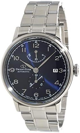 Orient Star Heritage Gothic Power Reserve Small Seconds Dress Blue Steel Watch RE-AW0002L