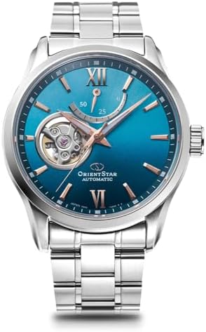 Orient Star Open Heart Limited Edition Turquoise Blue Gradation Watch RE-AT0017L