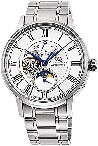 ORIENT STAR Open Heart Moon Phase Power Reserve Roman Automatic Watch RE-AM0005S
