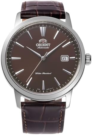 Orient European Exclusive Automatic (41.6mm) Brown Dial/Dark Brown Leather Strap RA-AC0F17Y30B