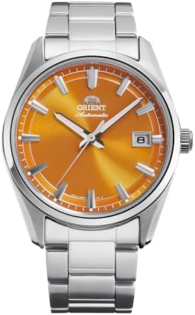 Orient Classic Stretto Date Automatic Orange Dial Watch RA-AC0R08Y30B