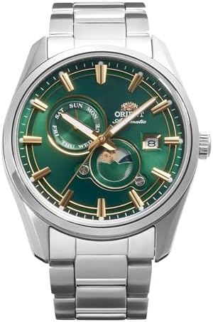 Orient Contemporary Stretto Day-Night Automatic Green Dial Men's Watch RA-AK0314E30B