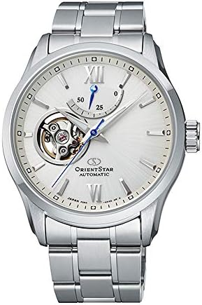 Orient Star Contemporary Open Heart Silver Dial Sapphire Glass Automatic Watch RE-AT0003S