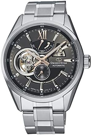 Orient Star Semi Skeleton Sapphire Gray Dial Automatic Steel Watch RE-AV0004N