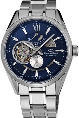 Orient Star Classic Automatic Open Heart Modern Blue Skeleton Power Reserve Watch SDK05002D